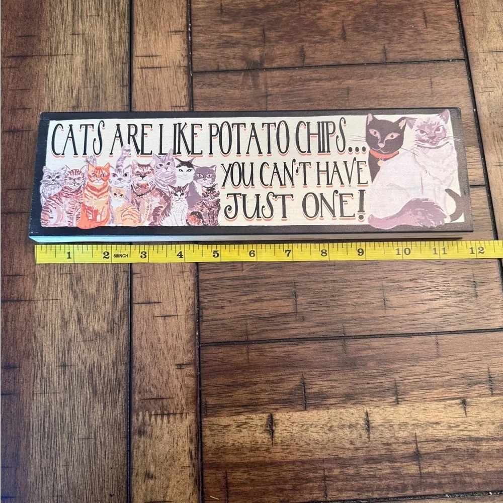 Cats Wooden Sign, Cat Lover Decor, Home Decoration, Gift for Cat Lover, Wood